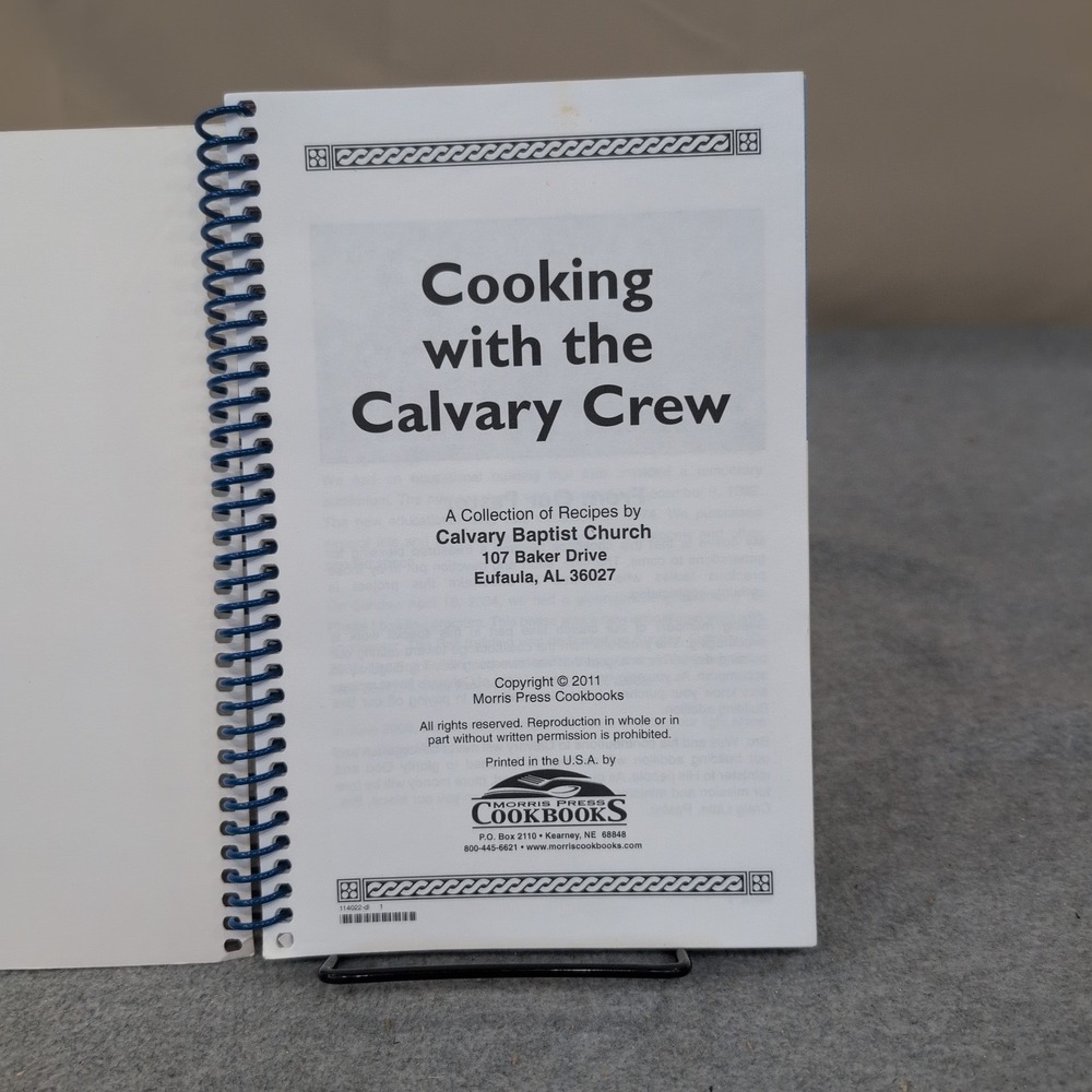 Cooking with the Calvary Crew Calvary Baptist Church Eufaula Alabama Cookbook - Picture 2 of 2